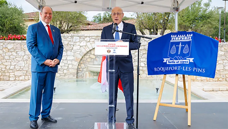 Roquefort-les-Pins : Albert II continue de tisser sa toile princière